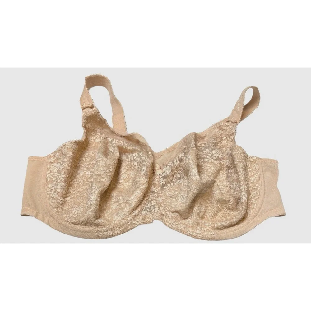 Goddess Bra 40G Adelaide Gd6681 Beige Underwire Adjustable Strap Back Close Lace